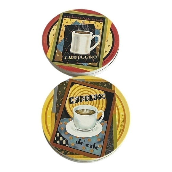 Thirstystone Coaster Set 4x Occasions Sandstone Eco-Friendly Absorbent Coasters - Picture 4 of 5